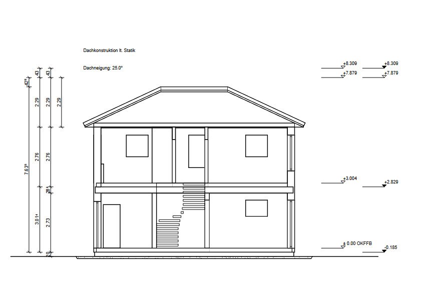 Stadtvilla 111 m² – 3 SZ – KfW 40+QNG