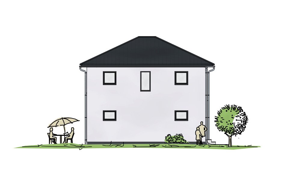 Stadtvilla 111 m² – 3 SZ – KfW 40+QNG