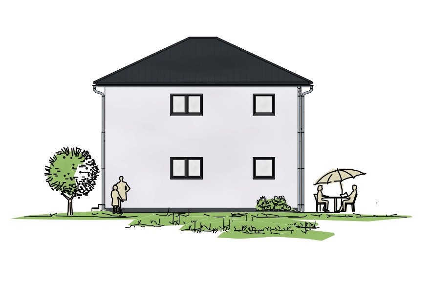 Stadtvilla 111 m² – 3 SZ – KfW 40+QNG