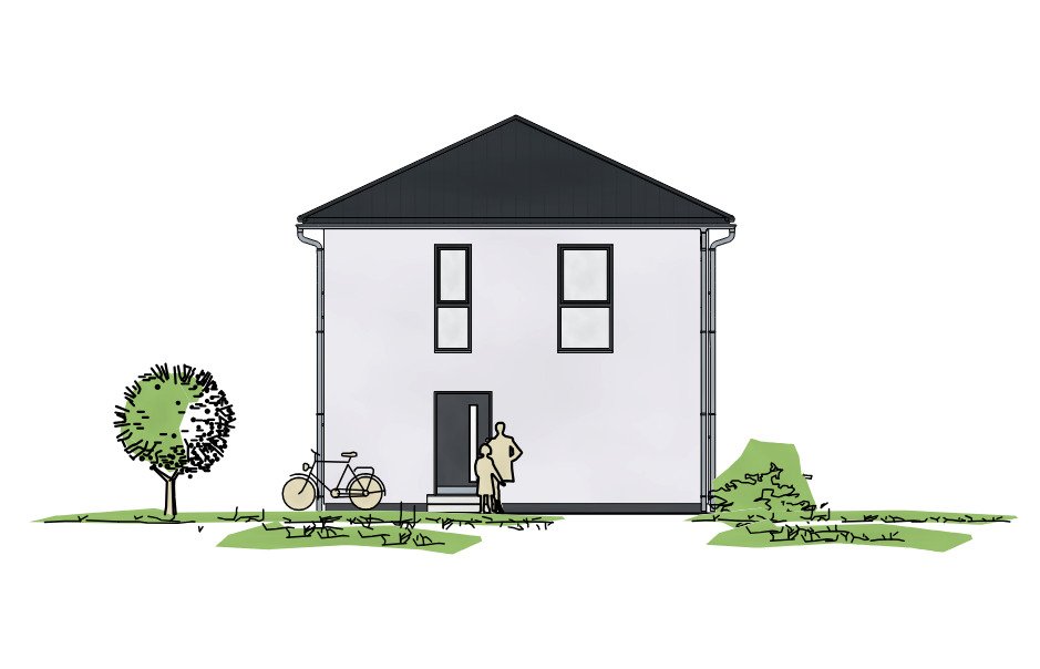Stadtvilla 111 m² – 3 SZ – KfW 40+QNG