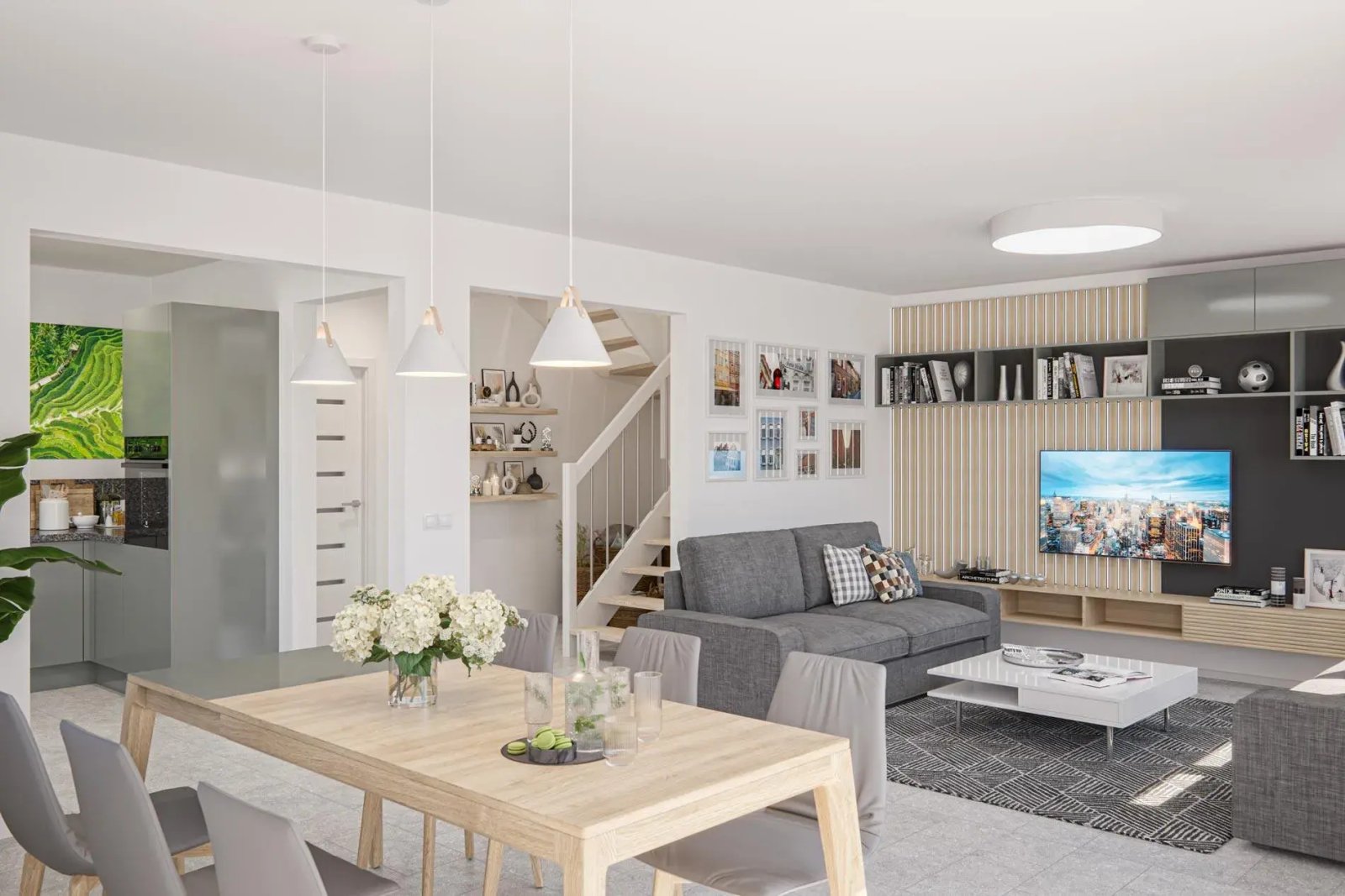 Stadtvilla 111 m² – 3 SZ – KfW 40+QNG
