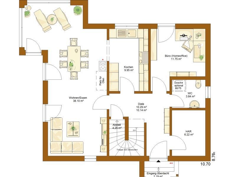 Ihr Traumhaus zum Mitgestalten – Einfamilienhaus mit Selbstausbau-Konzept