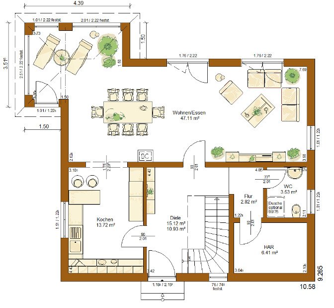 Bauen Sie Ihre Stadtvilla - KfW 40+QNG - CLOU 157