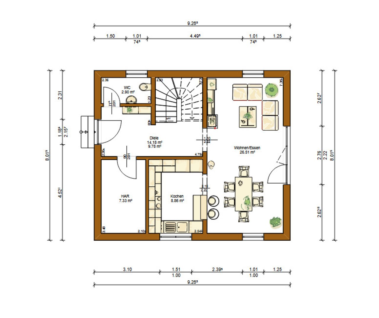 Grundriss EG Grundriss EG
